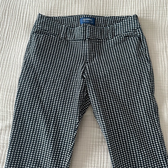 Old Navy Pixie Mid-rise Cropped Pant Houndstooth Work Dress Pant - Picture 5 of 9